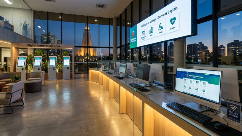 Maringá amplia ações de inovação e serviços digitais para melhorar atendimento ao cidadão