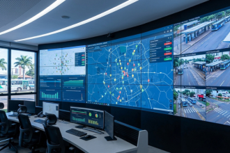 Maringá inaugura centro de controle do transporte coletivo e promete fiscalização mais eficiente dos ônibus